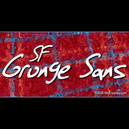 SF Grunge Sans font